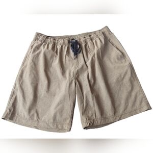 Tailor Vintage Men's Brown Drawstring Shorts Lined XXL